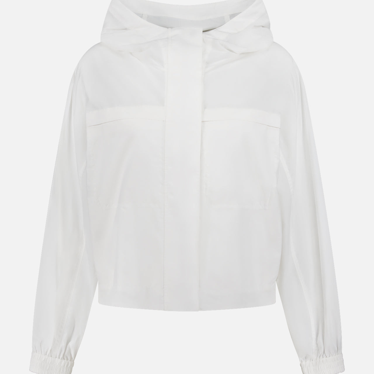 Gather Hooded Biker Jacket (14686517559659)
