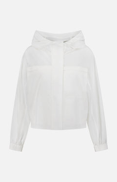 Gather Hooded Biker Jacket (14686517559659)