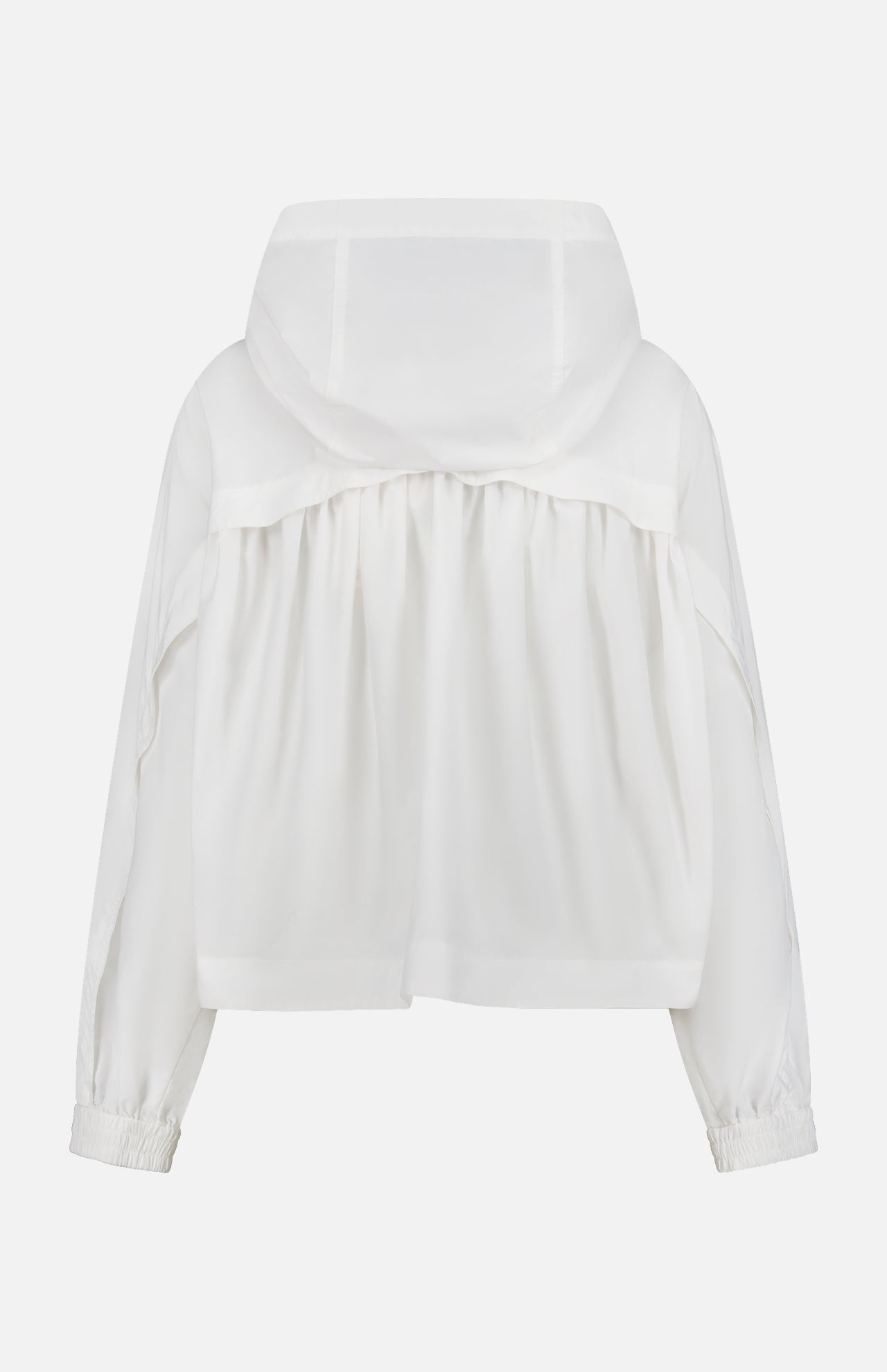 Gather Hooded Biker Jacket (14686517559659)