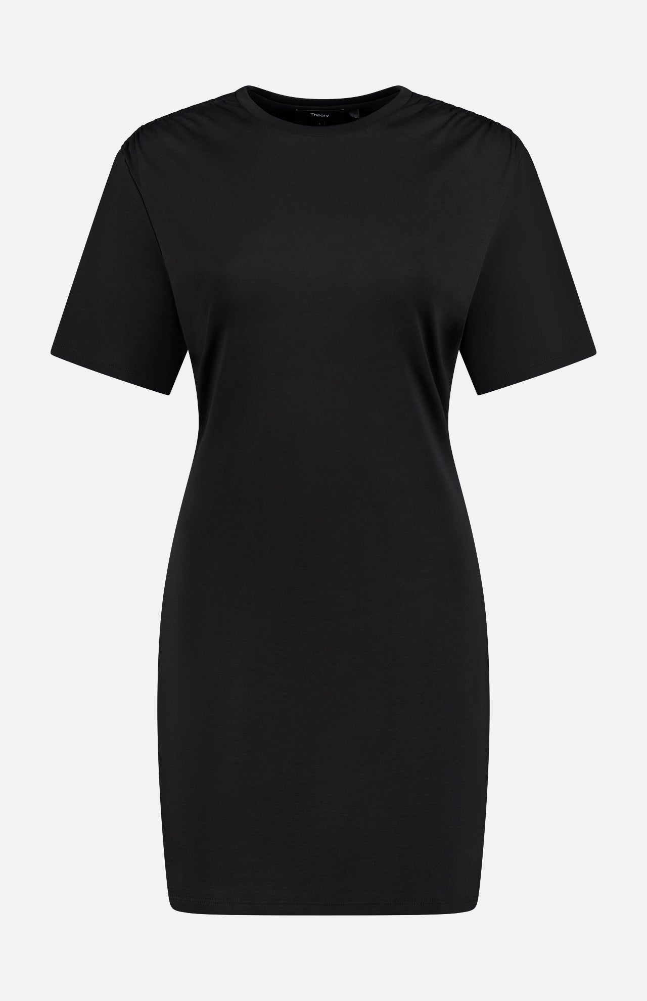 Gather Shoulder T-shirt Dress (14686517920107)