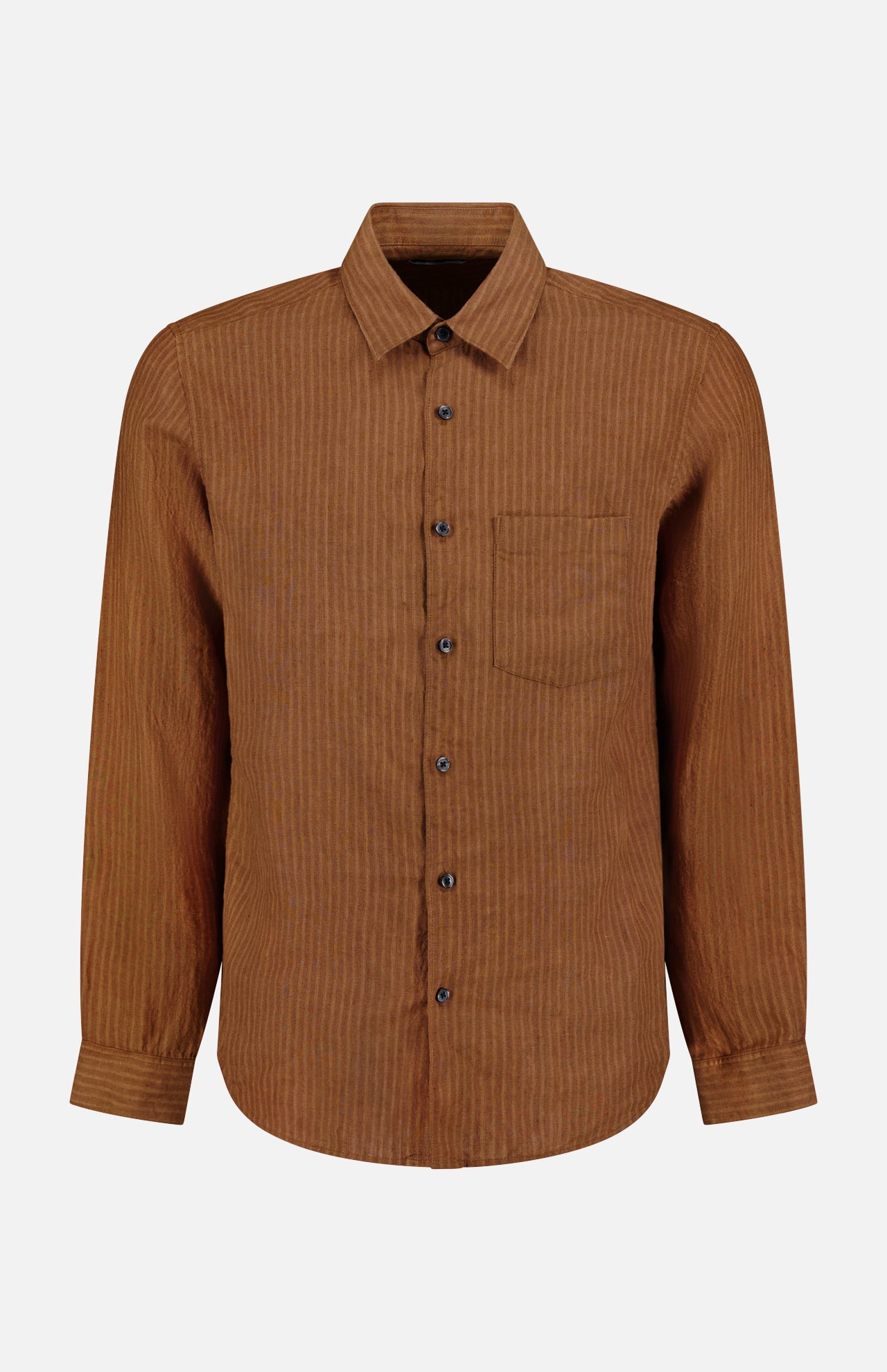 Irving Striped Linen Summer Shirt (14683758526827)