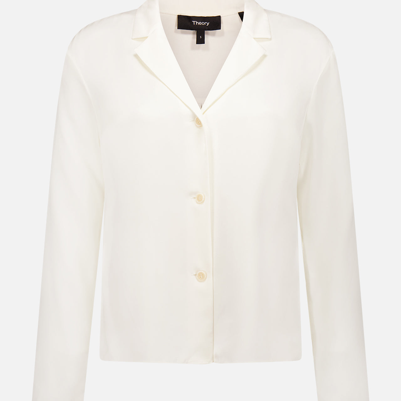 Lapel Collar Blouse (7628980355187)