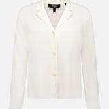 Lapel Collar Blouse (7628980355187)