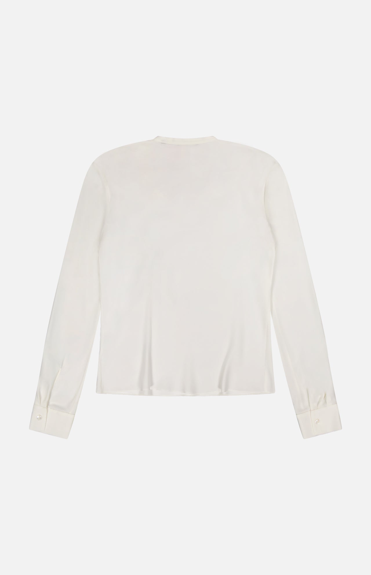 Long Sleeve Silk Cowl Neck Blouse (14702069055851)