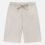 THEORY's Terry Drawstring Shorts feature an adjustable drawstring waist and elastic band for comfort. With a relaxed fit and minimalist, logo-free design, they're perfect for everyday casual wear.