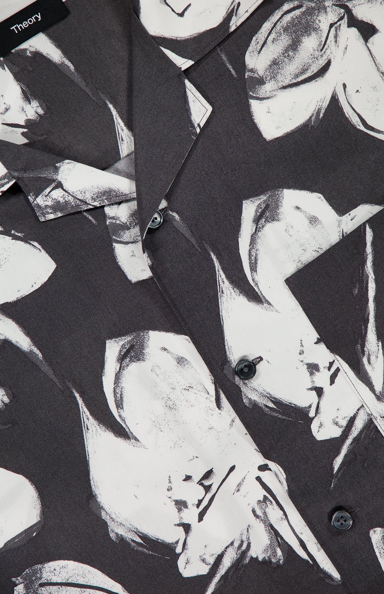 Noll Brush Flower Short Sleeve Shirt (14689852883307)
