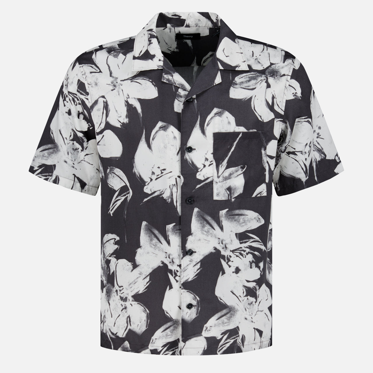 Noll Brush Flower Short Sleeve Shirt (14689852883307)