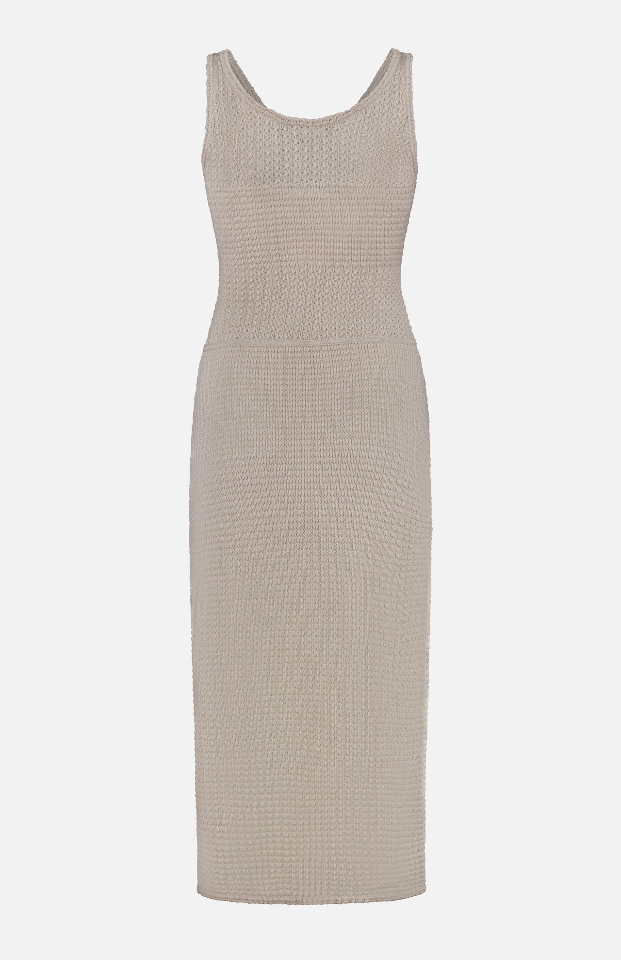 Open Stitch Slim Fit Dress (14720200245611)