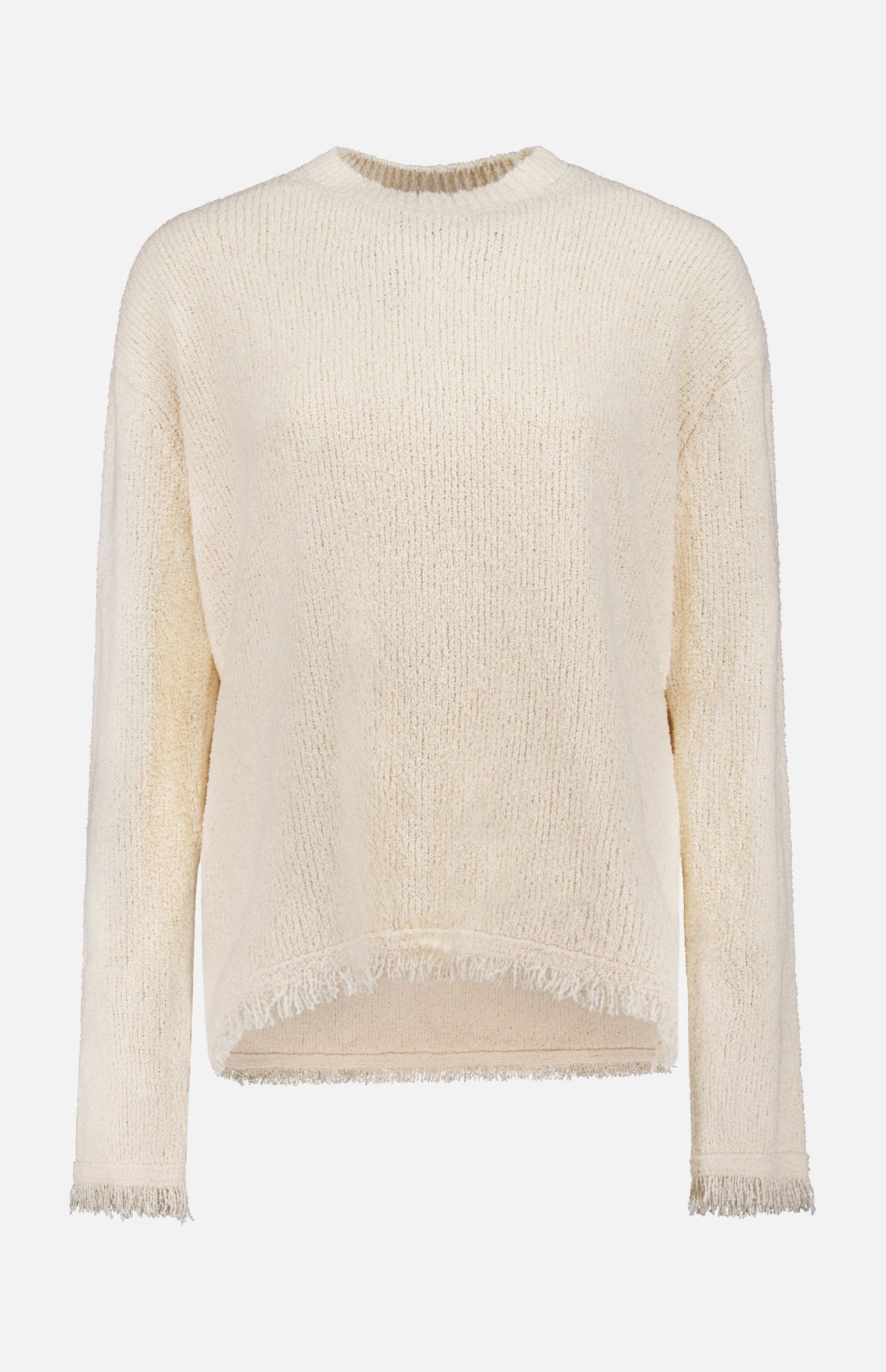 Relaxed Long Sleeve Crewneck Sweater (14649463603563)