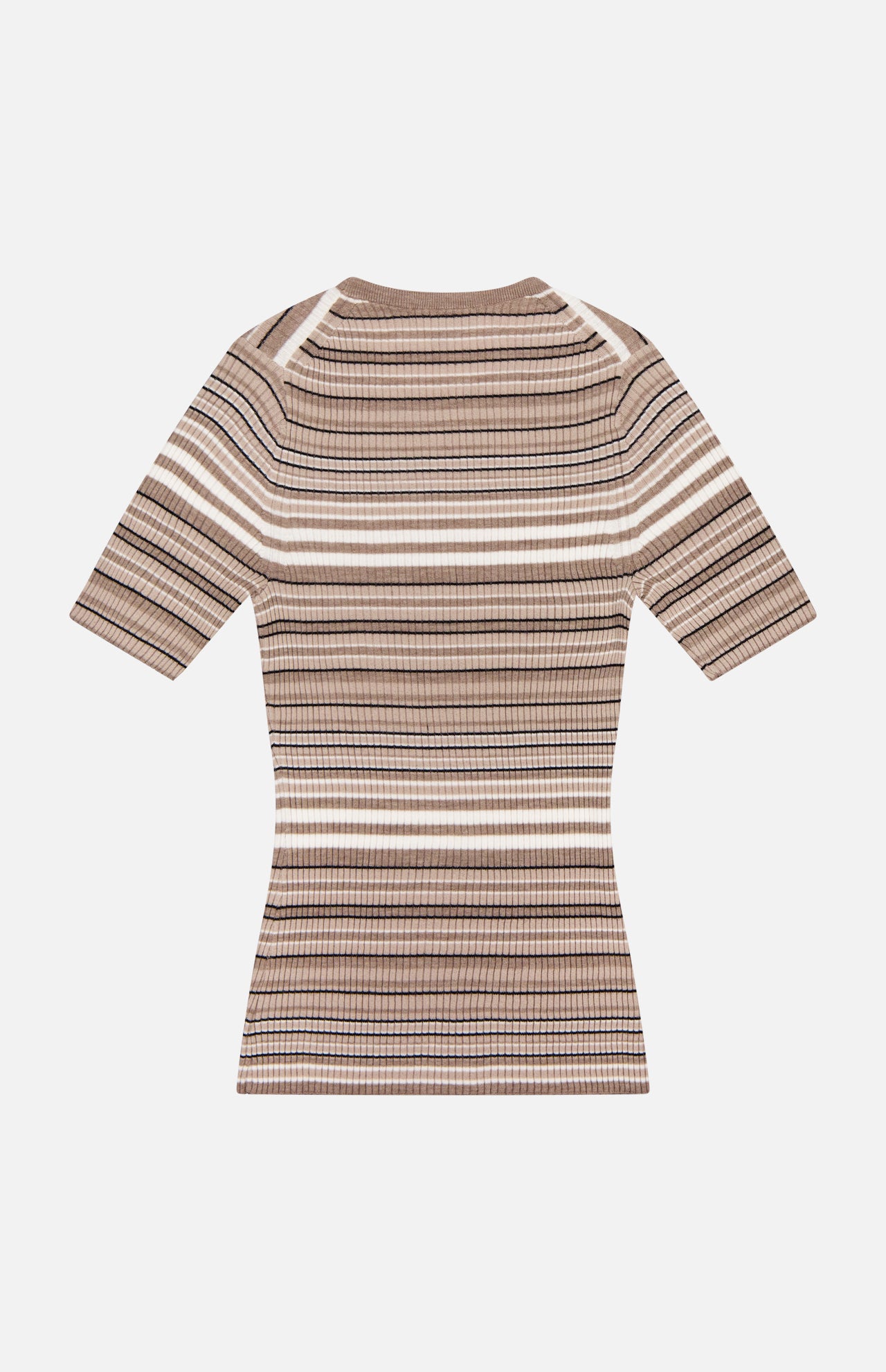 Ribbed Striped T-shirt (14648552063339)