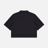 Short Sleeve Boxy Lapel Shirt (14686517592427)