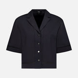Short Sleeve Boxy Lapel Shirt (14686517592427)