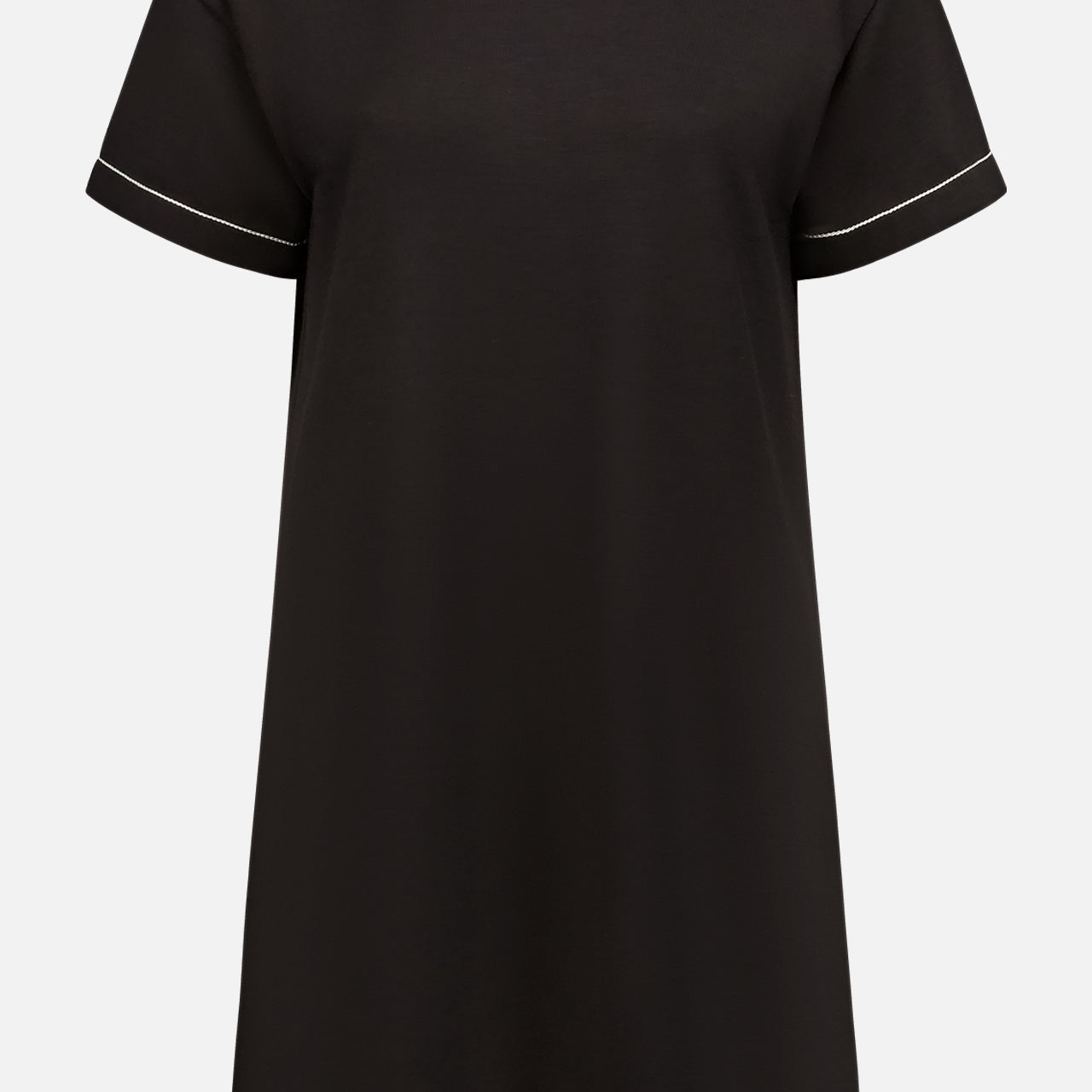 Short Sleeve Double Stitch Dress (7416271569011)