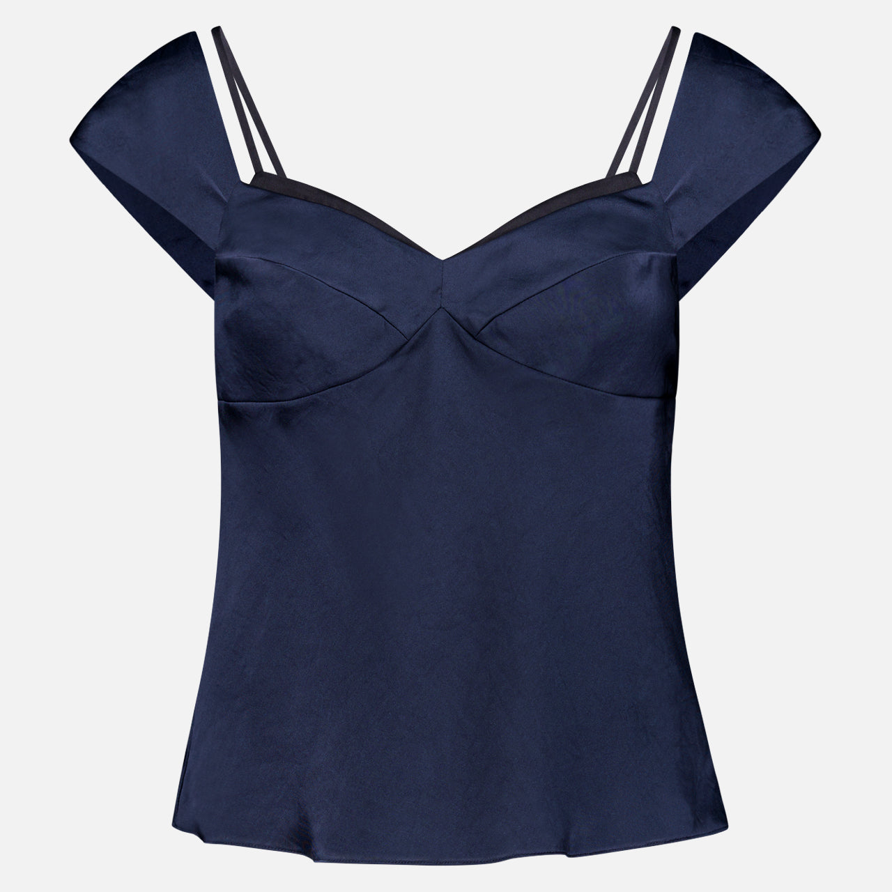 Short Sleeve Peek Cami Top (14693706498411)