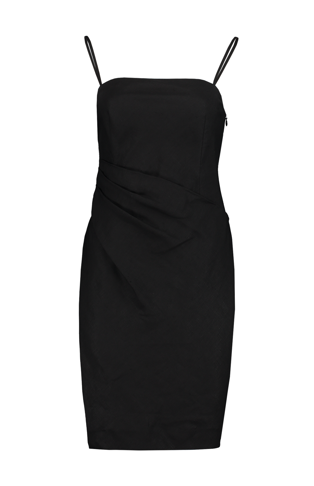 Side Pleat Mini Dress (7145027960947)