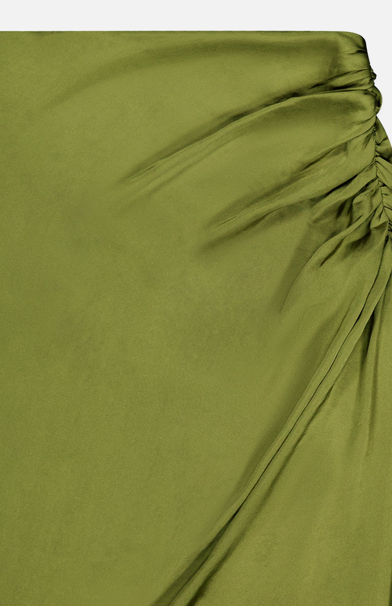 Side Ruched Midi Skirt (14693706432875)
