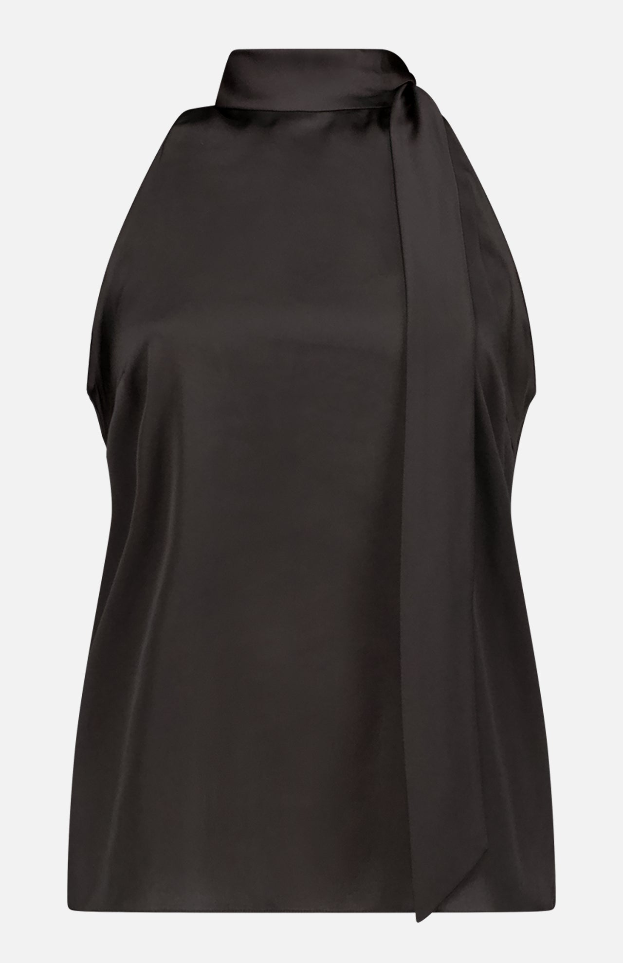 Side Tie Halter Blouse (7730568986739)