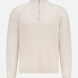 Soft Twist Quarter Zip Sweater