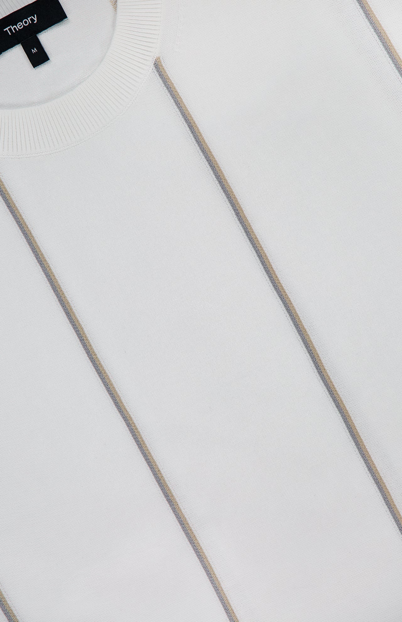 THEORYStripe Crewneck Short Sleeve SweaterA.K. Rikk's