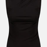 Subtle Drape Ribbed Top (14670001602923)