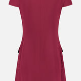 Tailor Zip Mini Dress (14755619668331)
