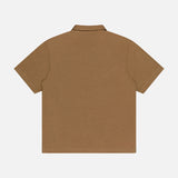 Terry Short Sleeve Pocket Polo Shirt (14683758625131)