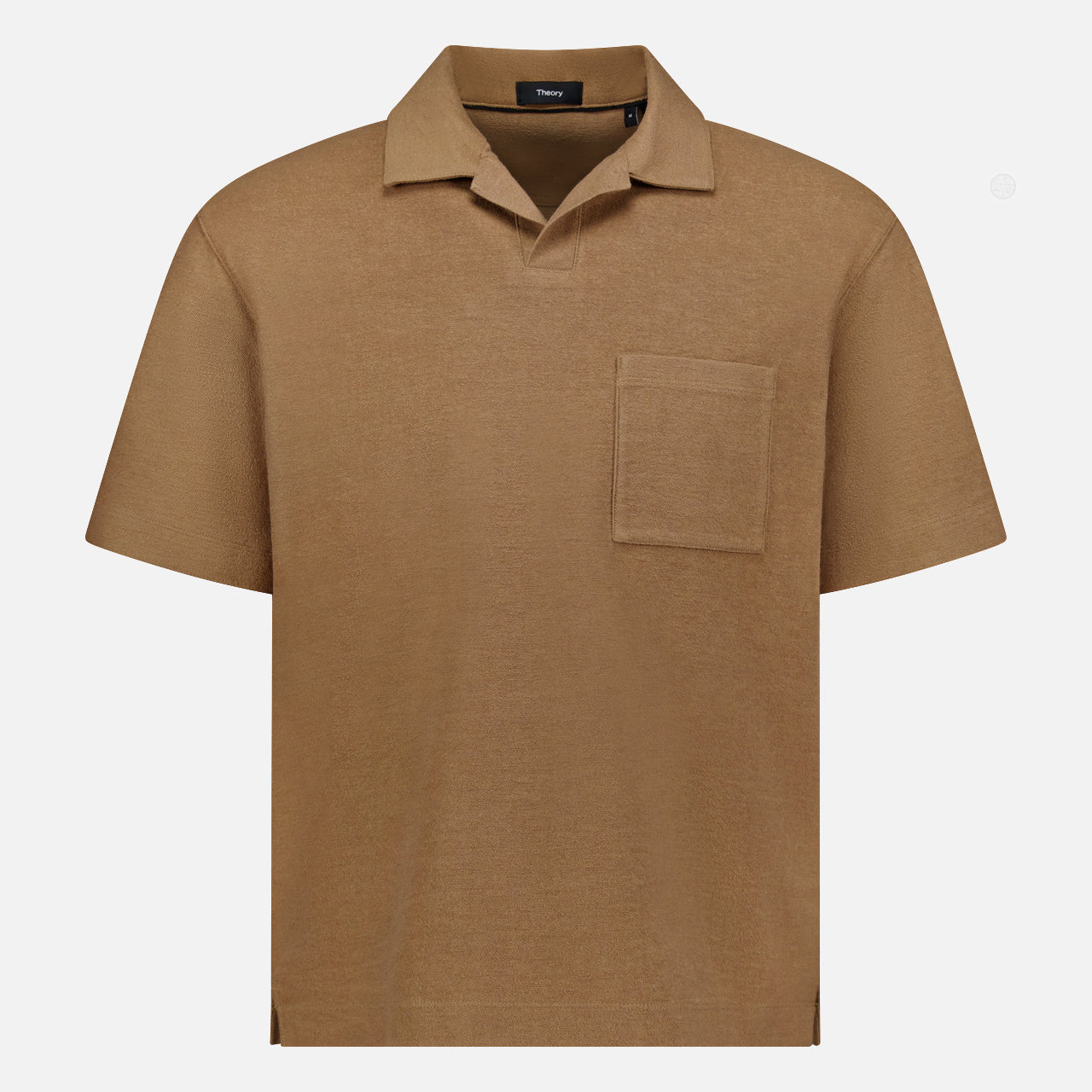 Terry Short Sleeve Pocket Polo Shirt (14683758625131)