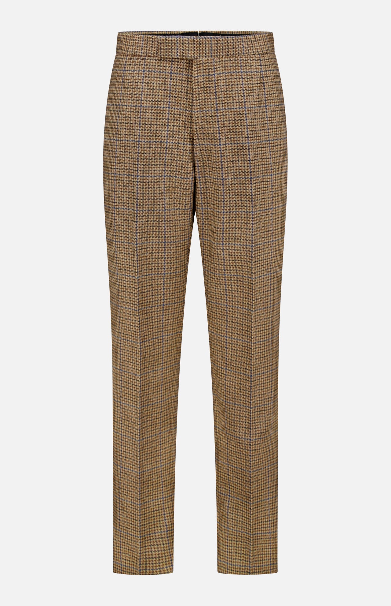 Check Cheviot Tweed Fit 1 Backstrap Trouser Pant (14683784249707)