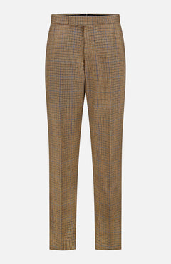 Check Cheviot Tweed Fit 1 Backstrap Trouser Pant (14683784249707)
