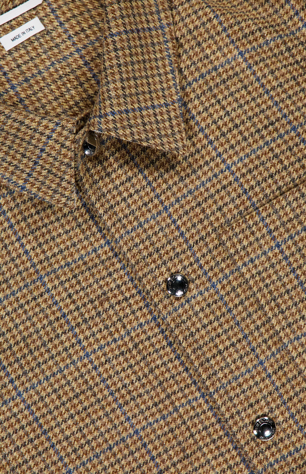 Check Cheviot Tweed Snap Utility Jacket (14683784184171)