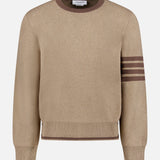 Cotton Crew Neck Pullover Sweater (14683784151403)