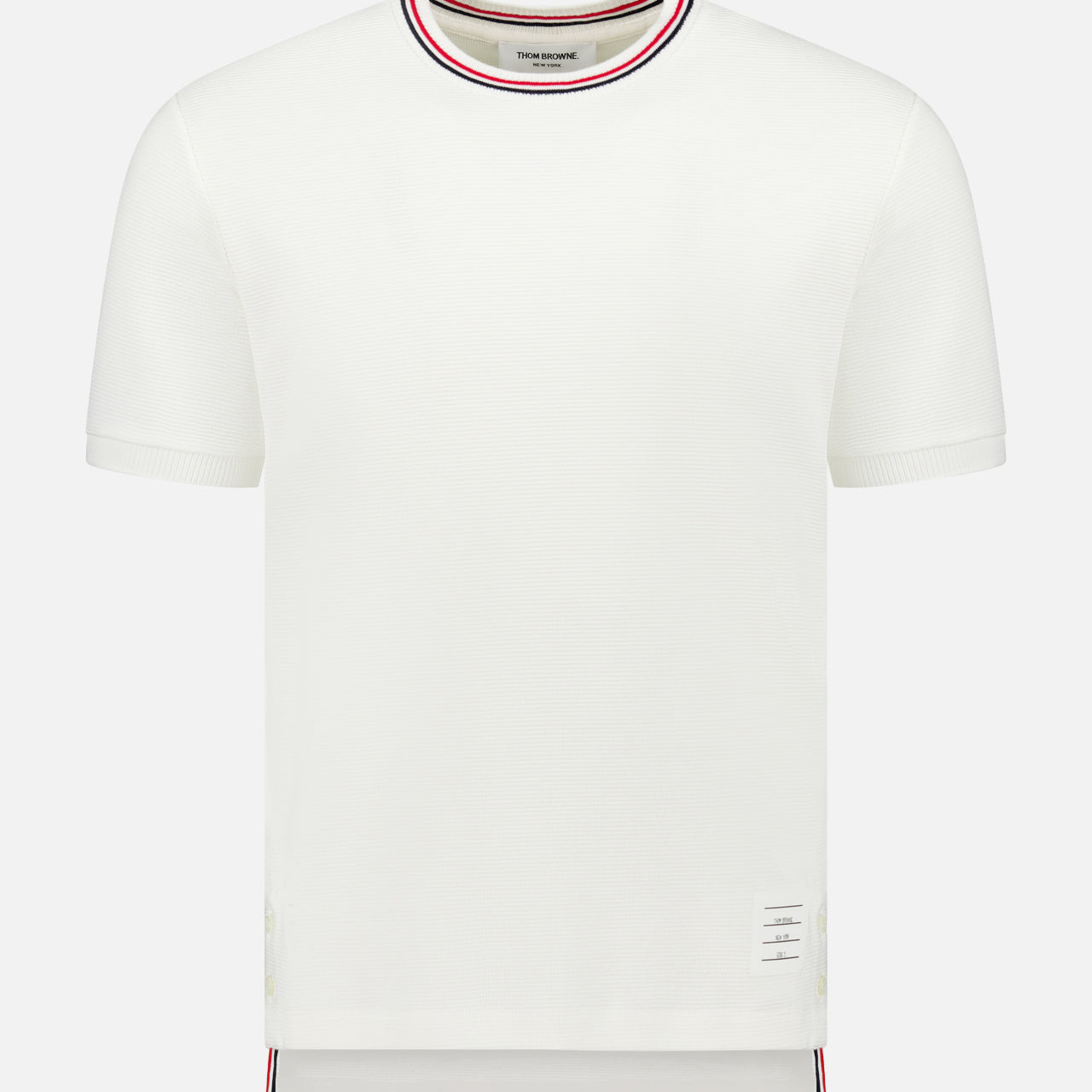 Cotton Waffle Rib Cuff Short Sleeve T-shirt (14683784413547)