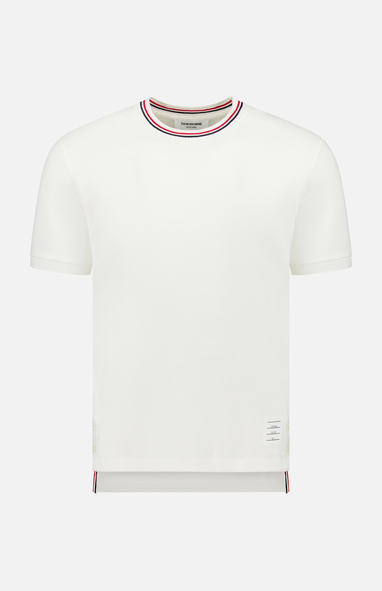 Cotton Waffle Rib Cuff Short Sleeve T-shirt (14683784413547)