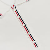 Cotton Waffle Rib Short Sleeve Polo Shirt (14683759444331)