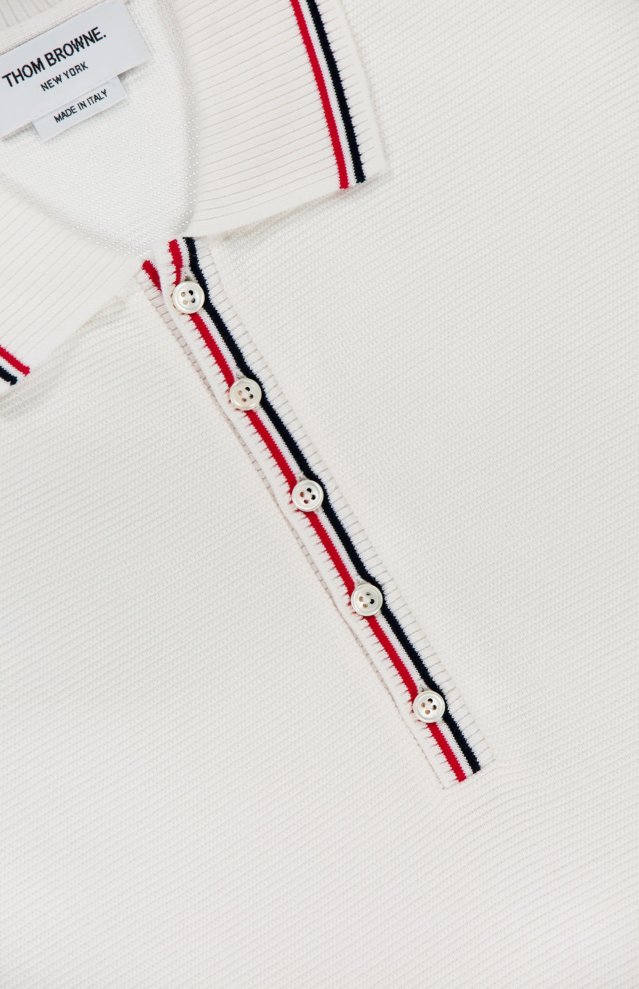 Cotton Waffle Rib Short Sleeve Polo Shirt (14683759444331)
