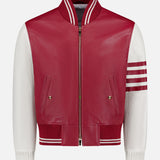 Deerskin Leather Bomber Jacket (14698105930091)