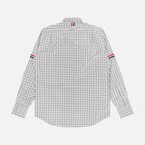 Gingham Check Poplin Straight Fit Long Sleeve Shirt (14683784053099)
