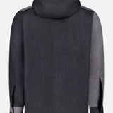 Hooded Straight Fit Long Sleeve Shirt (14683759477099)