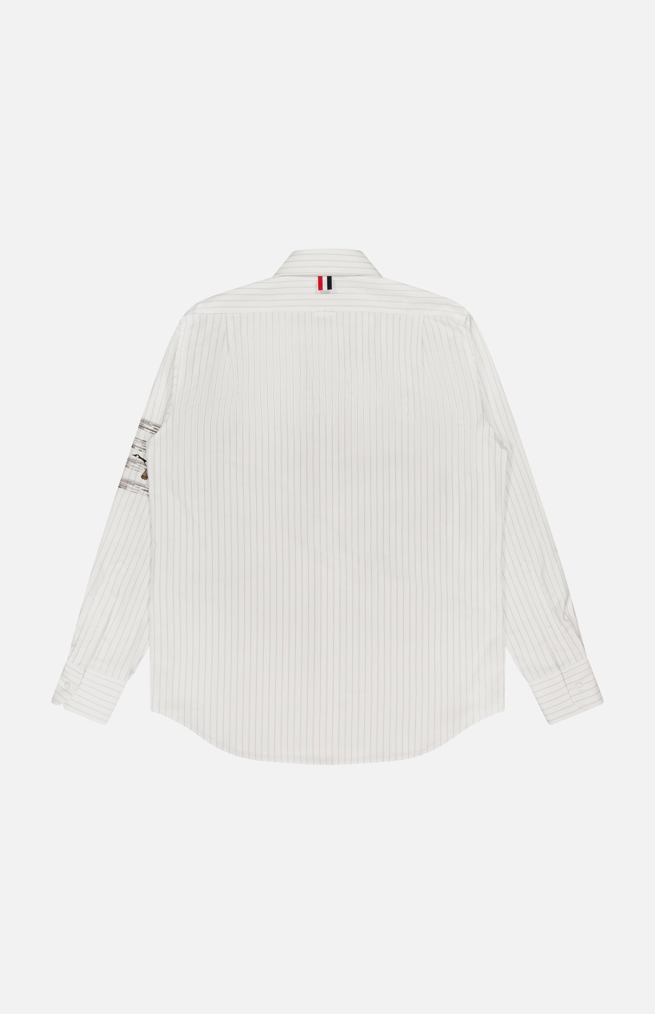 Pencil Stitch Geese Straight Fit Shirt (14696087585131)