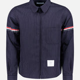 Round Collar Round Hem Zip Up Shirt (14683784118635)