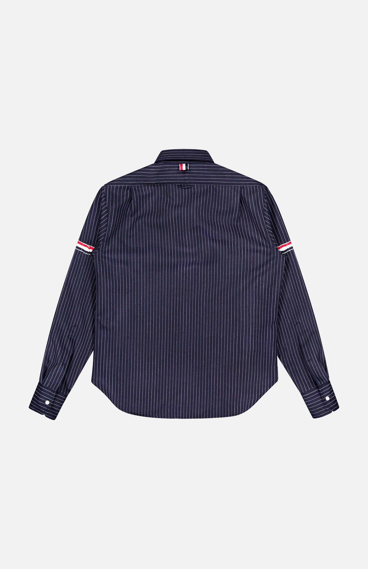 Round Collar Round Hem Zip Up Shirt (14683784118635)