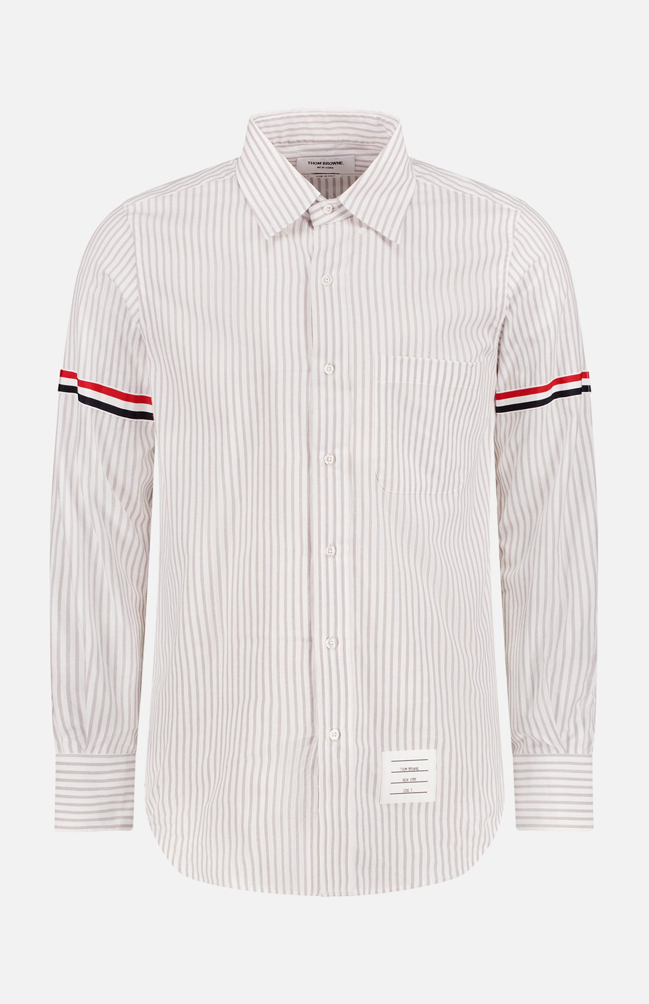 Straight Fit Button Down Long Sleeve Shirt (14625719877995)