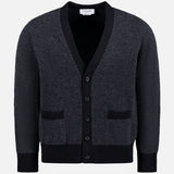 Textured Stitch V Neck Cardigan (14683784282475)