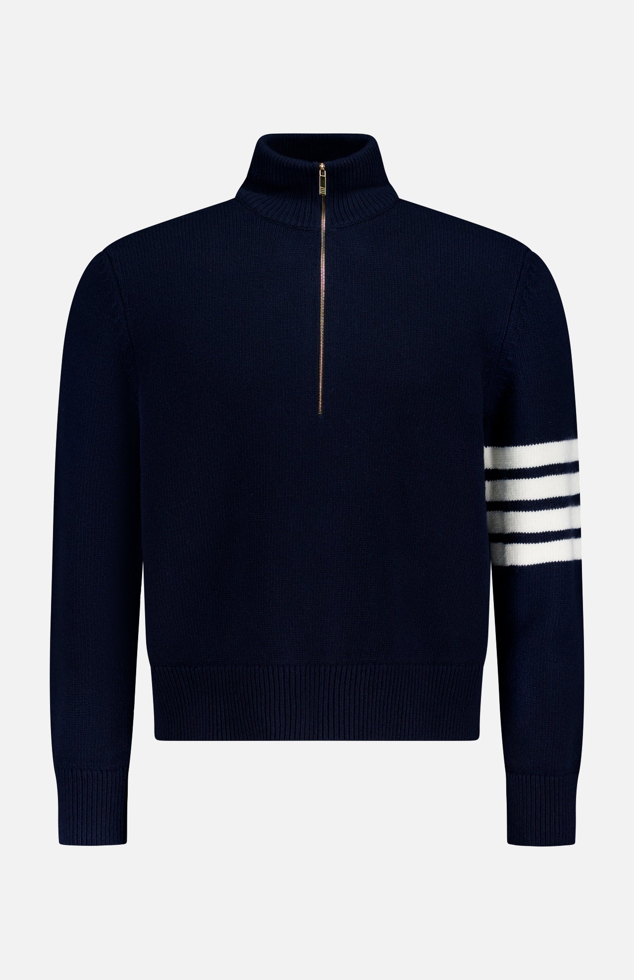 Merino Wool Half Zip Pullover Sweater