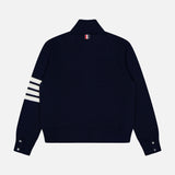 Merino Wool Half Zip Pullover Sweater