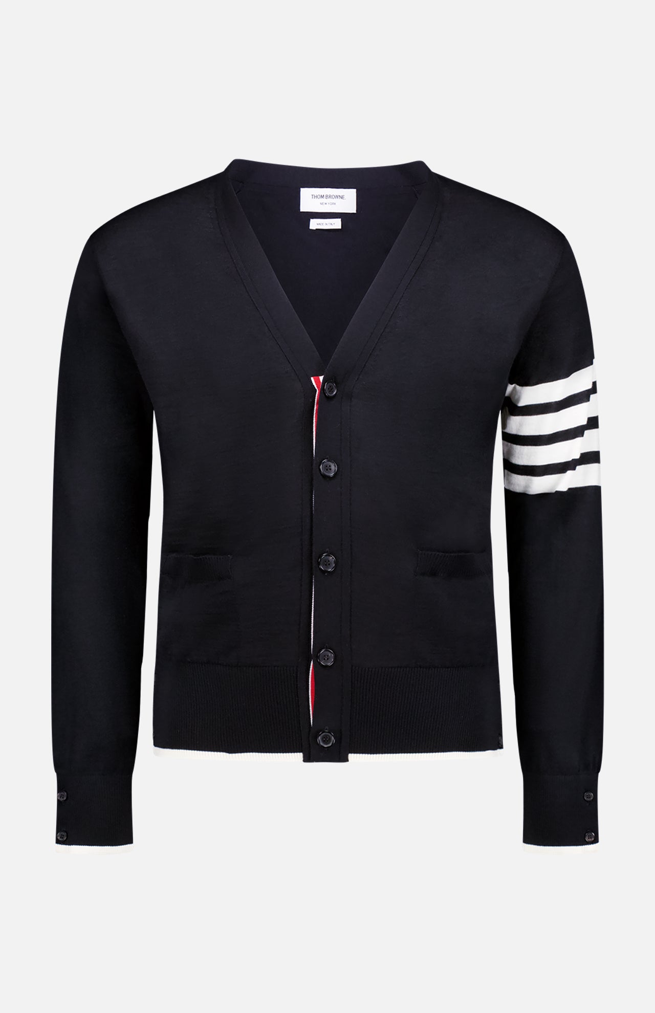 Jersey Stitch Relaxed Fit V Neck Cardigan (7426840461427)