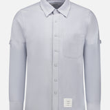 Straight Fit Button Down Long Sleeve Shirt (7426840592499)