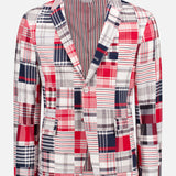 Unconstructed Patchwork Single Breasted Sportcoat (14625719845227)
