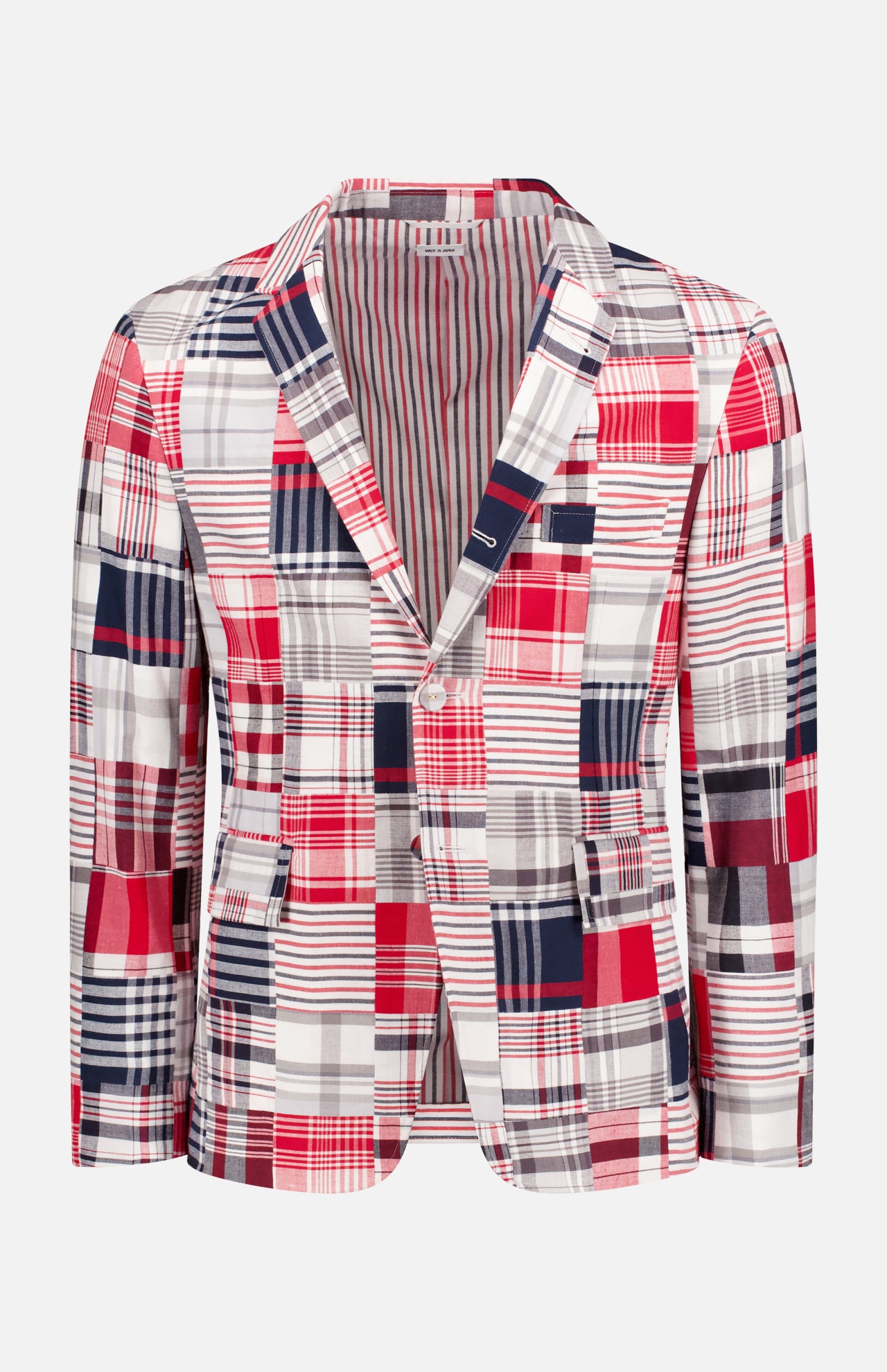 Unconstructed Patchwork Single Breasted Sportcoat (14625719845227)