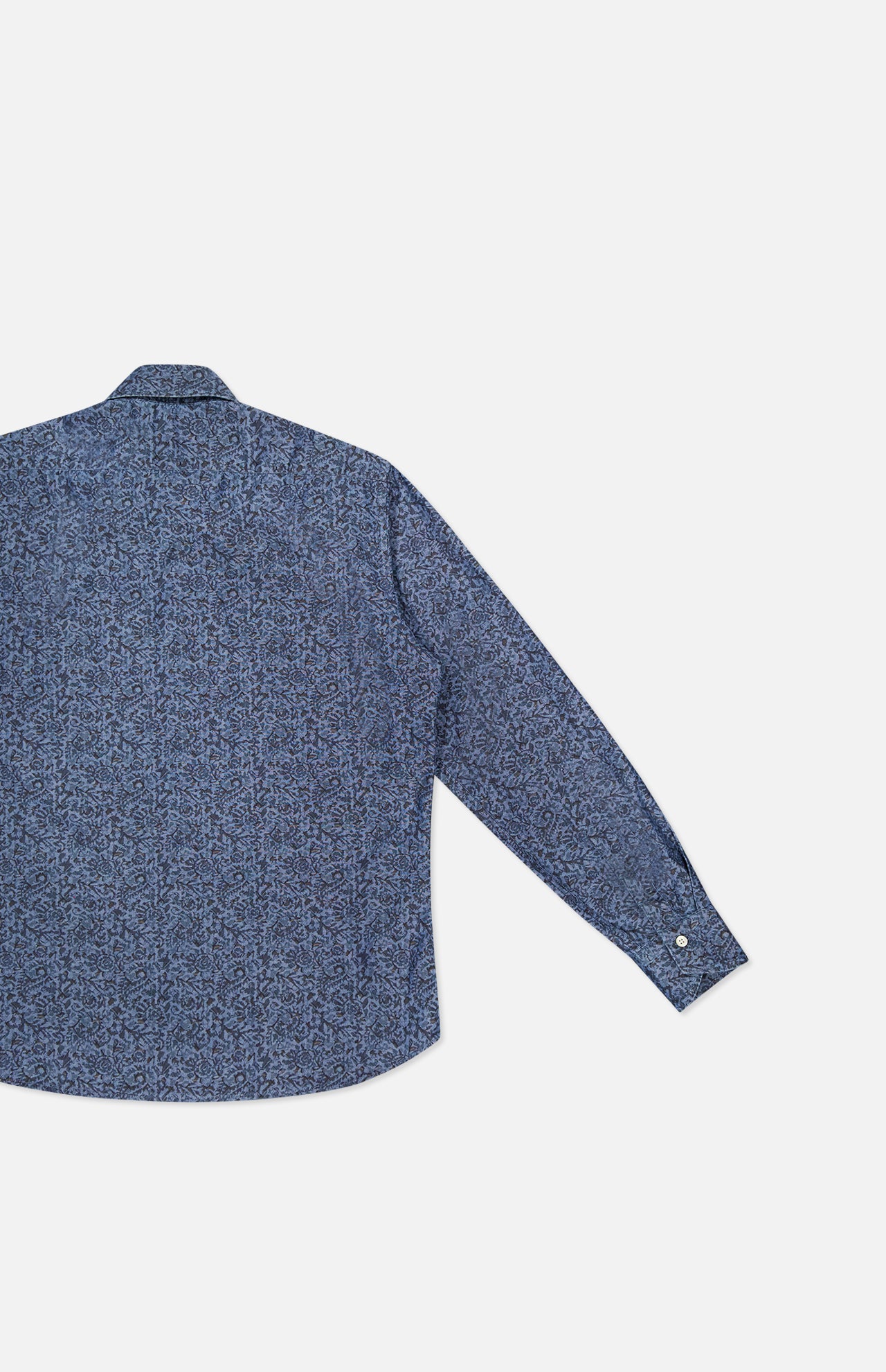 Printed Denim Shirt (7606399467635)